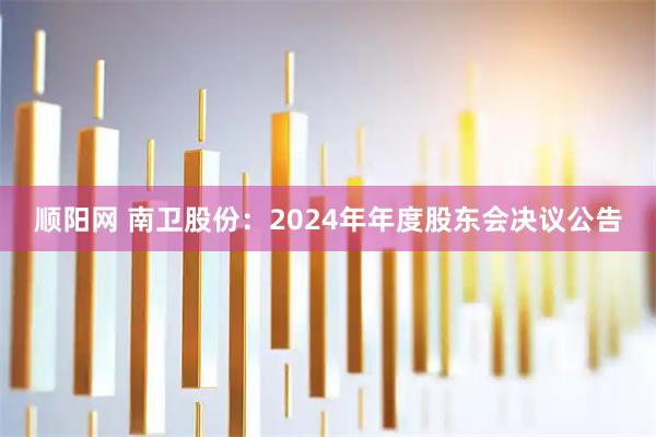 顺阳网 南卫股份：2024年年度股东会决议公告